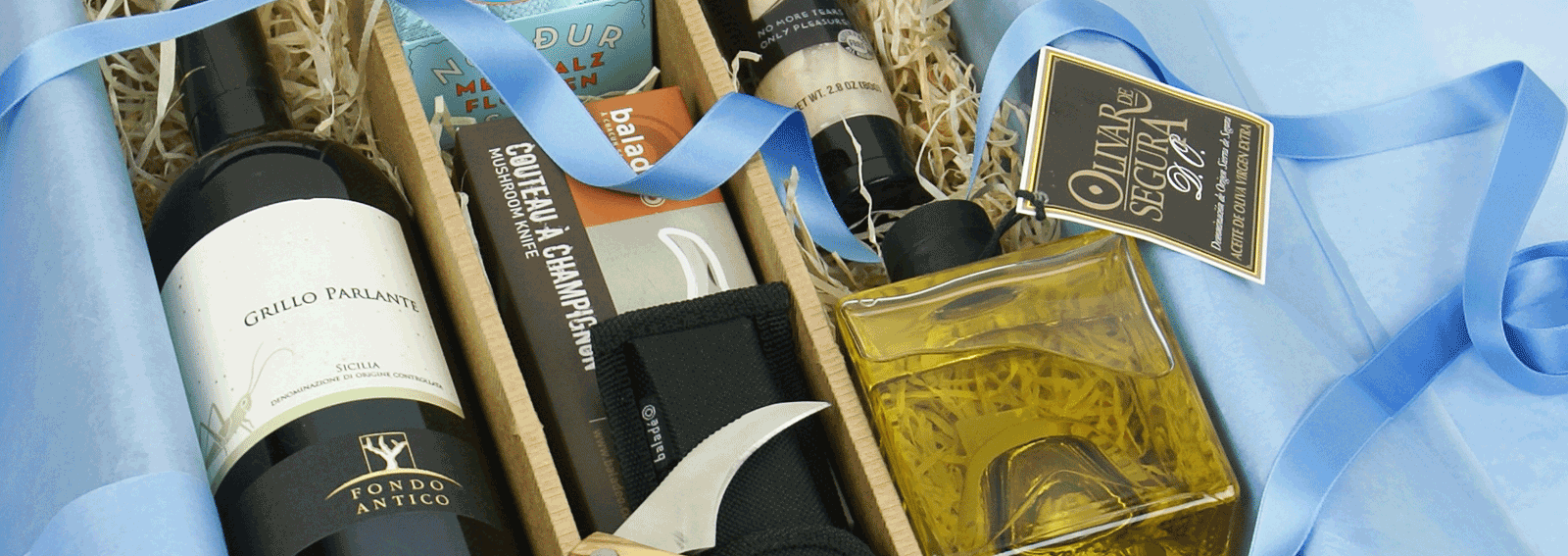 Geschenkbox mit Pilzsammlermesser