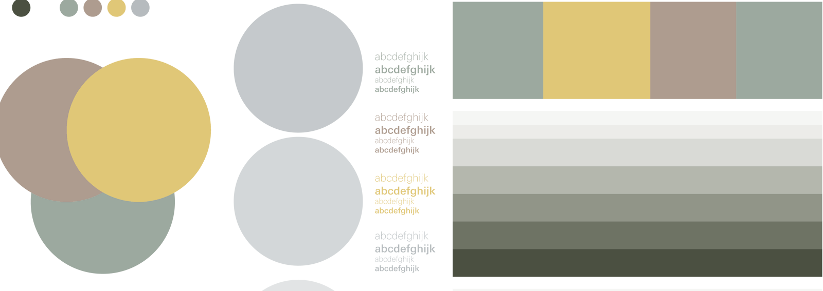 Farbandruck und Schrift